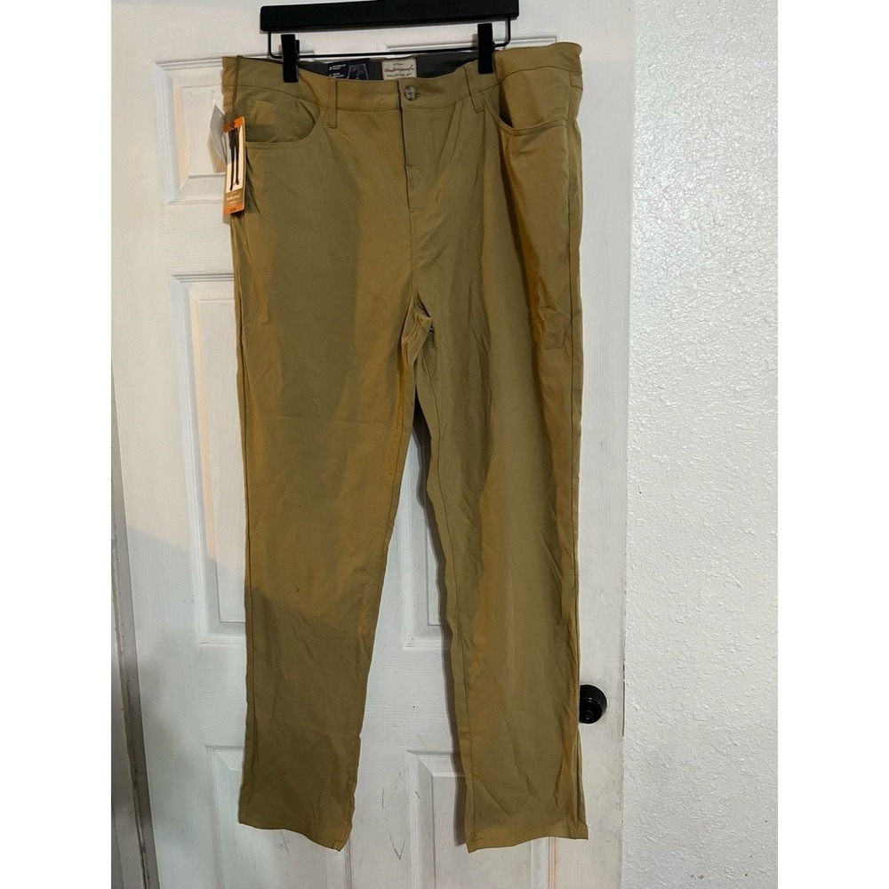 Weatherproof Vintage Expedition Pants Desert Khaki Straight Fit 42x34 W00WB81A